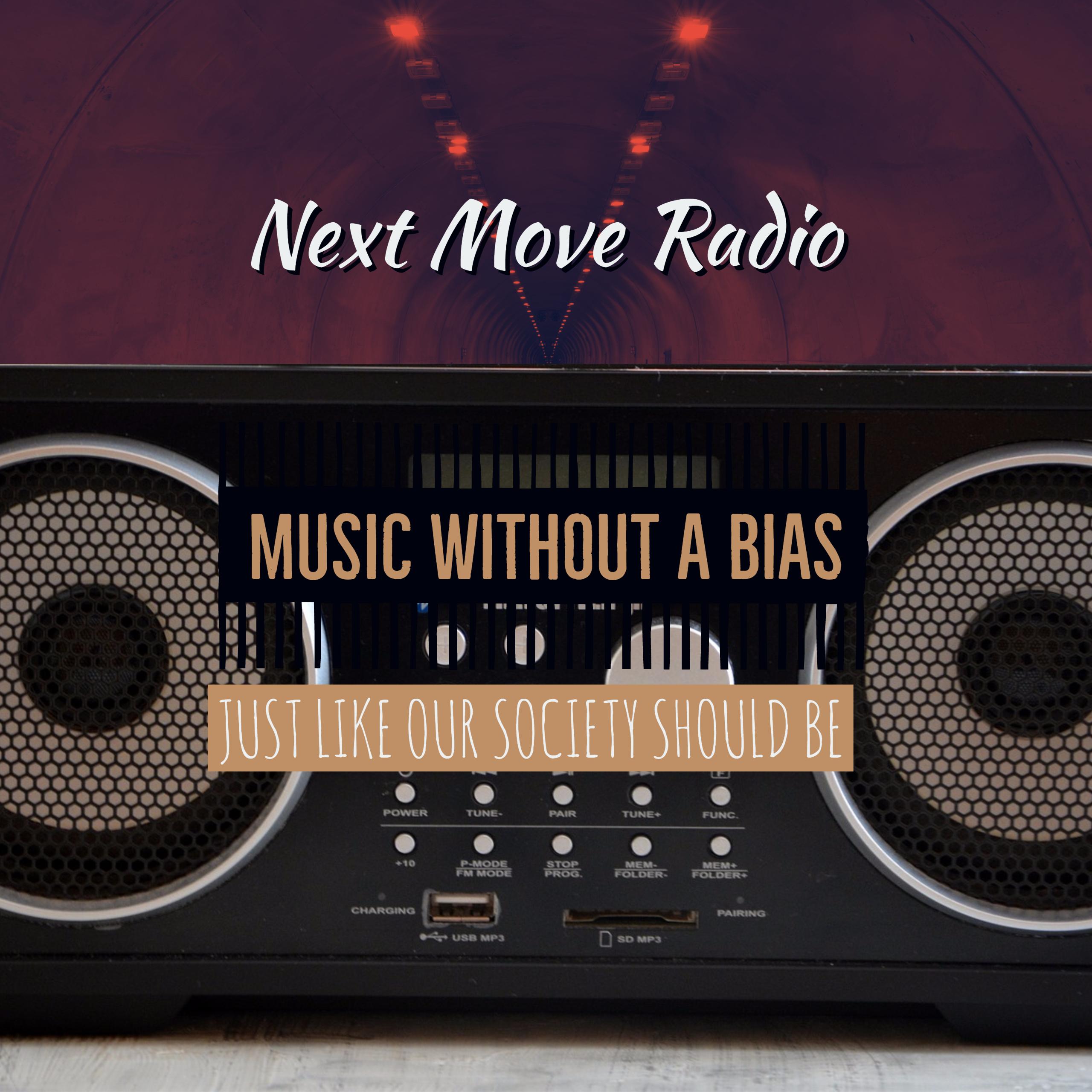 The logo for Next Move Radio